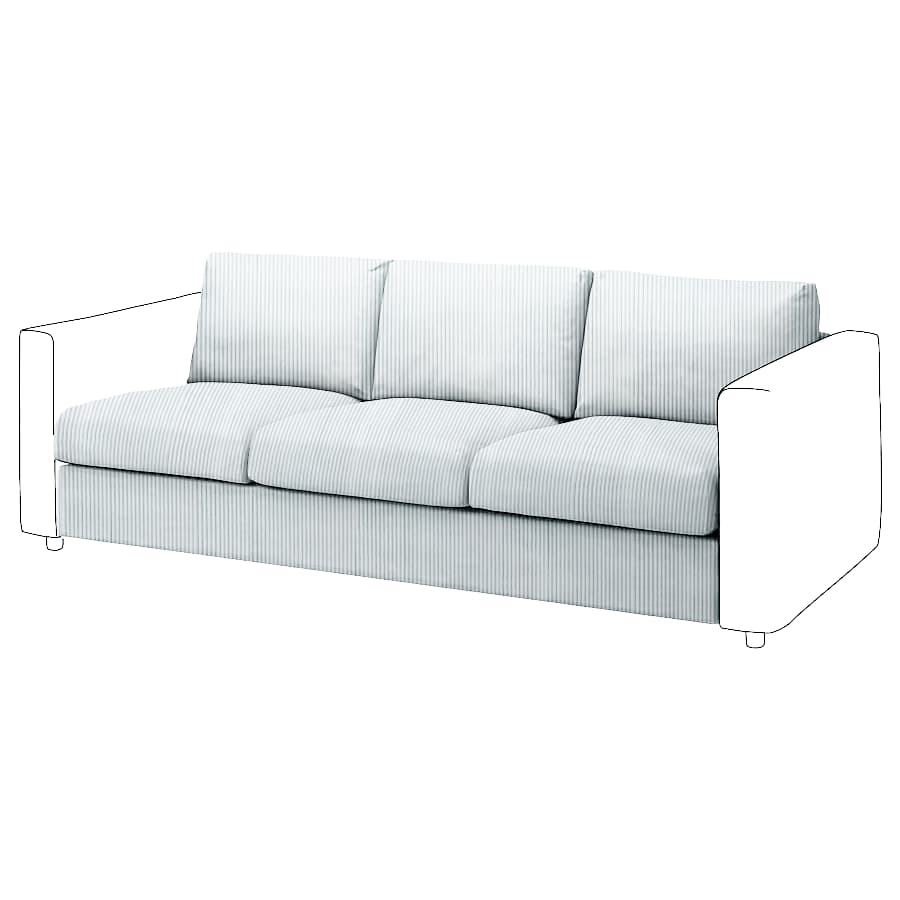 Vimle 3-seat Sofa bed Element Cover