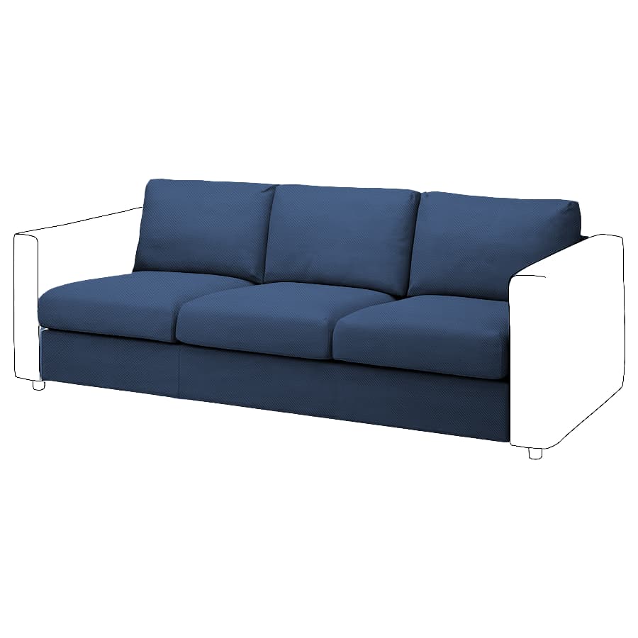 Vimle 3-seat Sofa bed Element Cover