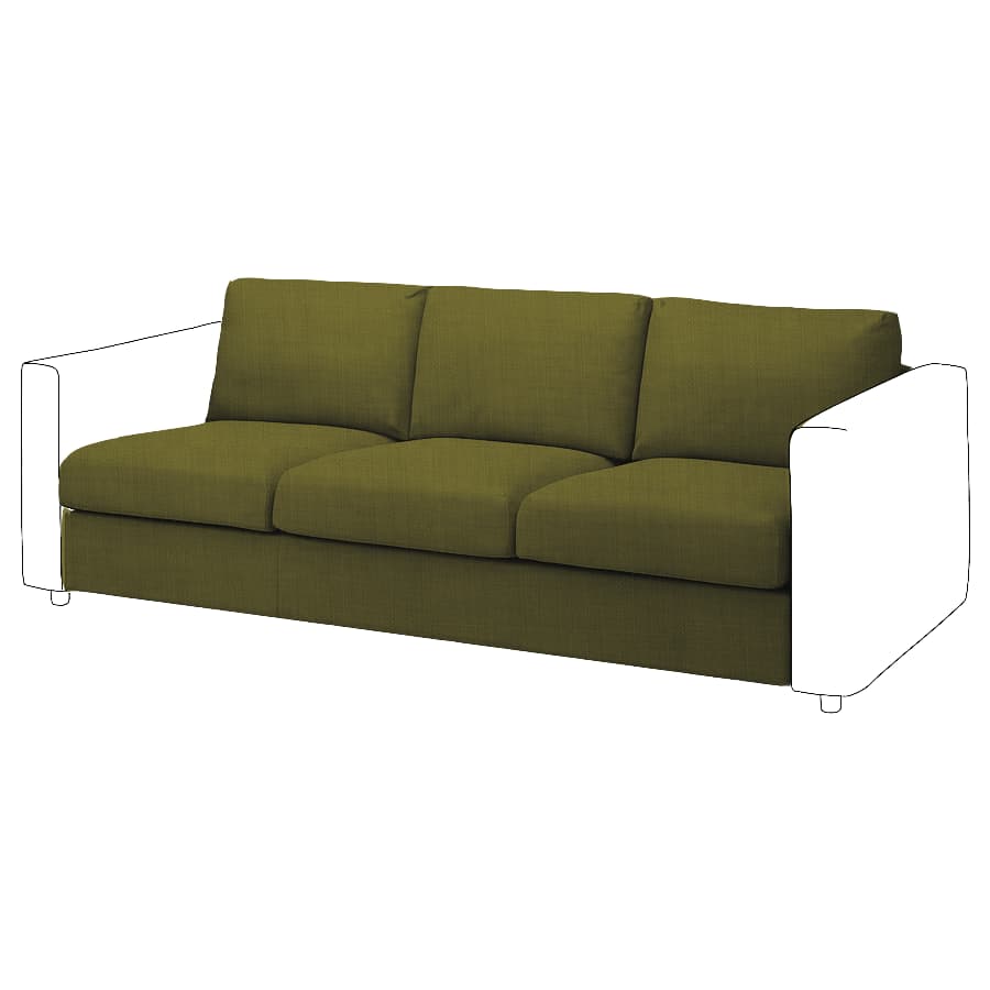 Vimle 3-seat Sofa bed Element Cover