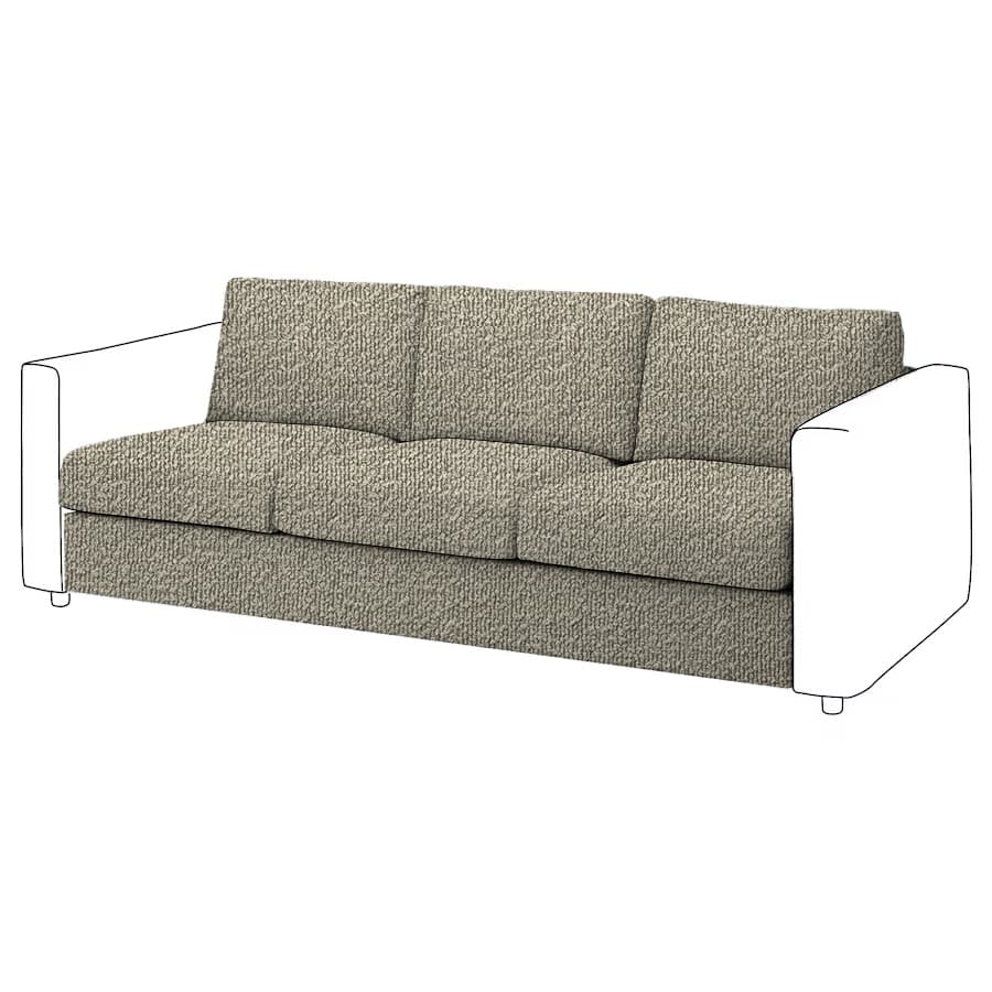 Vimle 3-seat Sofa bed Element Cover