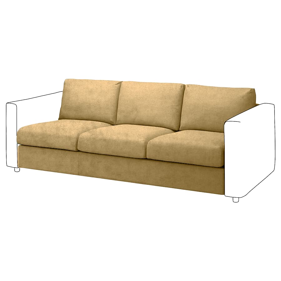 Vimle 3-seat Sofa bed Element Cover