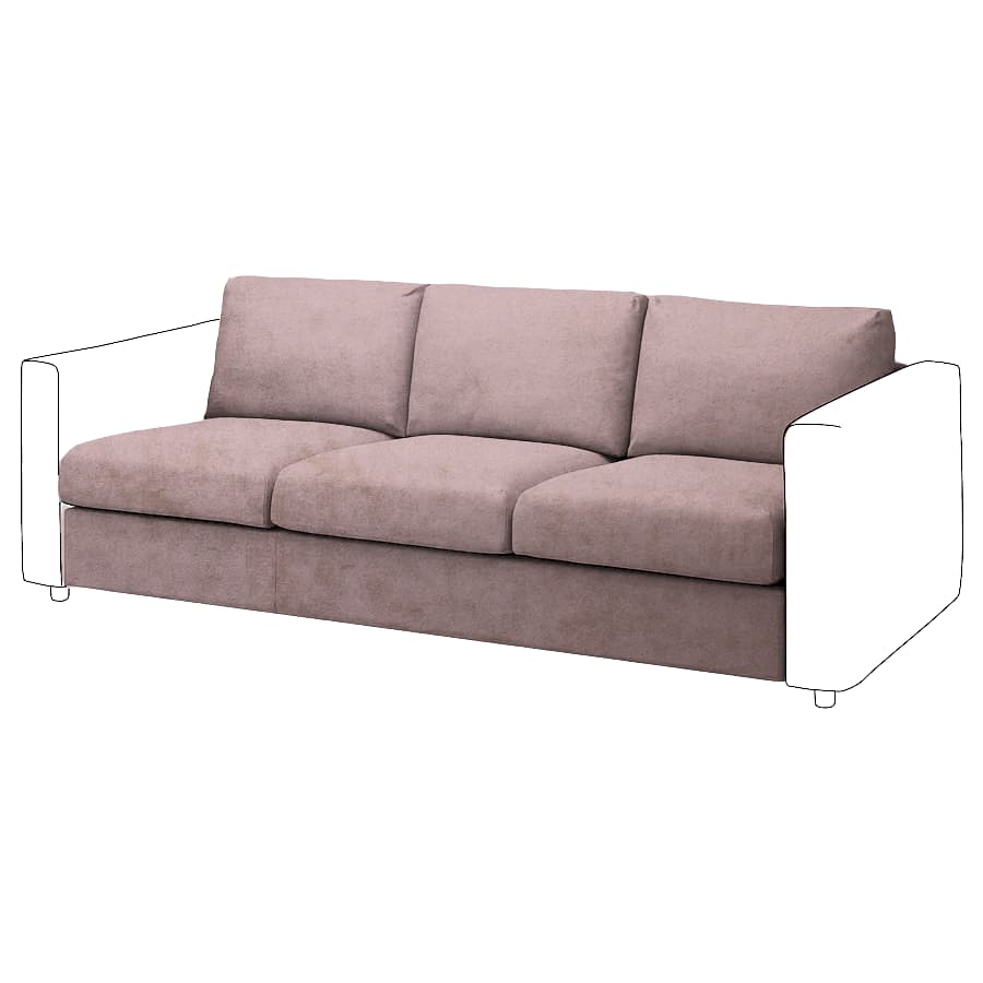 Vimle 3-seat Sofa bed Element Cover