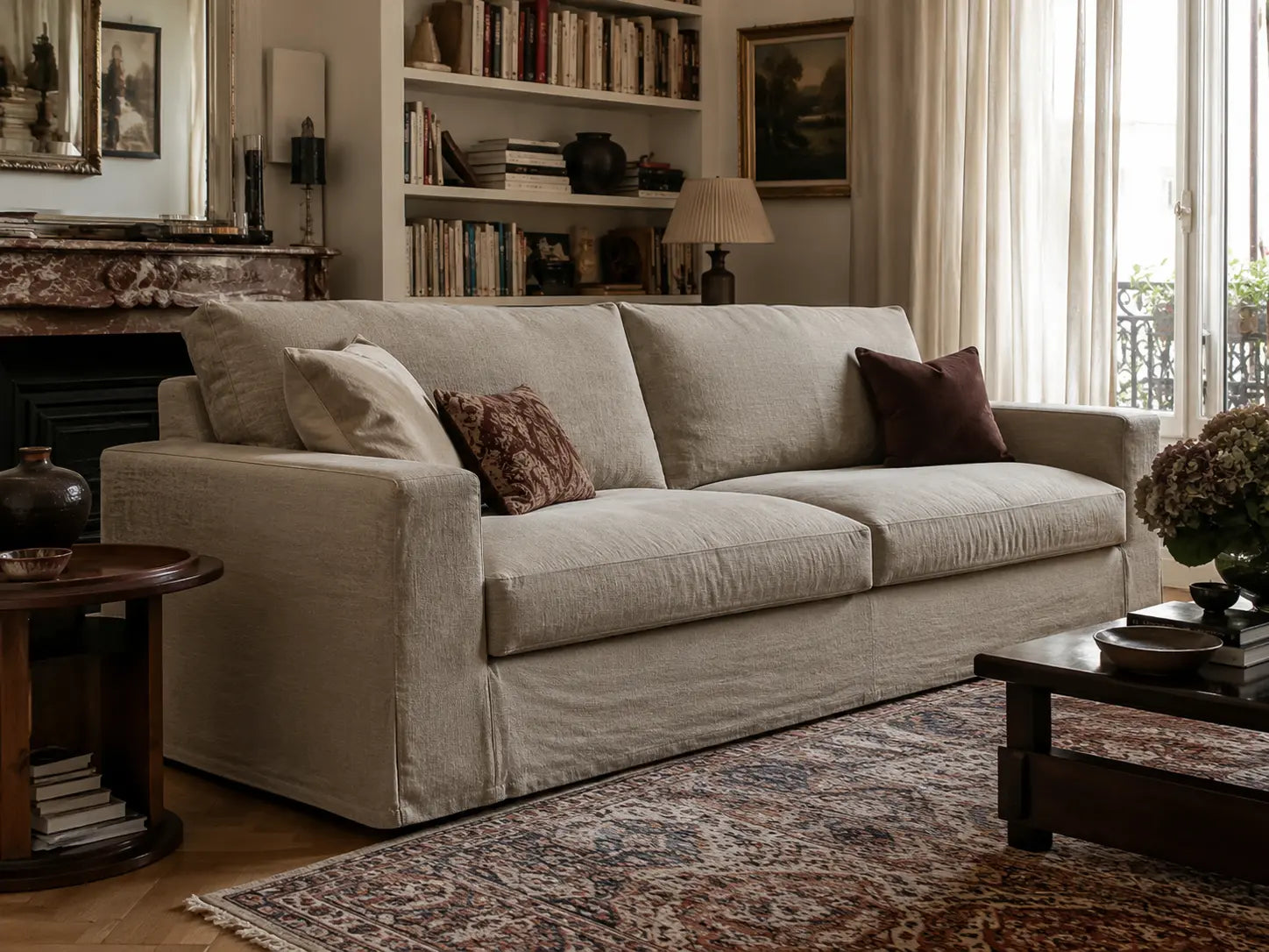 Hoe een rustige hoes zorgt voor balans in een druk interieur