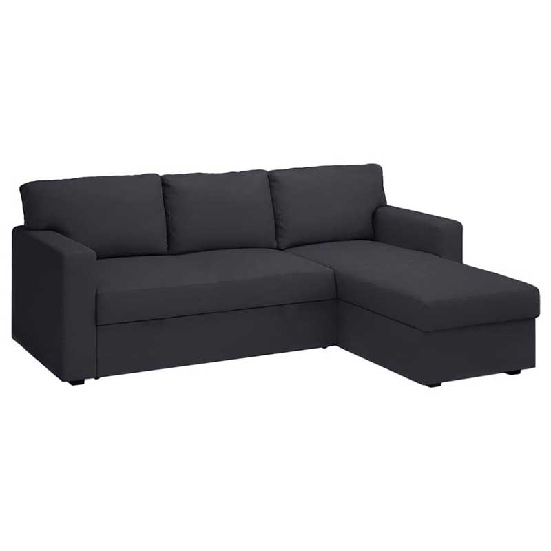 Bårslöv 3-seat Sofa bed with chaise longue left cover