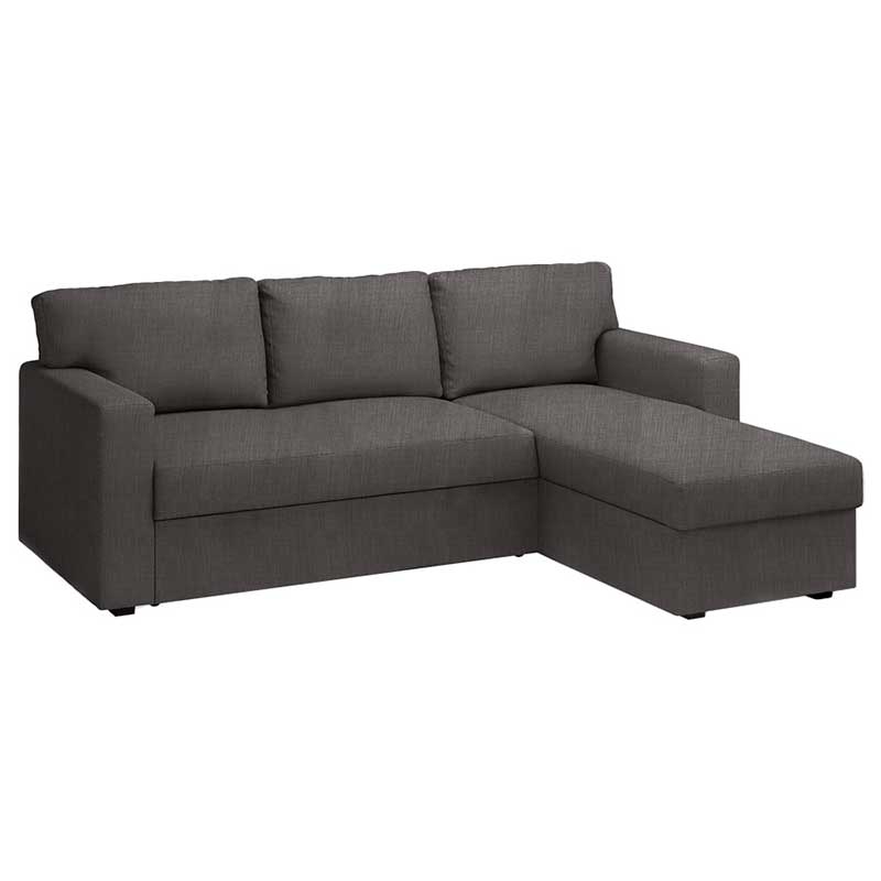 Bårslöv 3-seat Sofa bed with chaise longue left cover