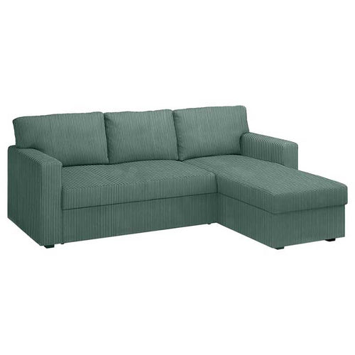 Bårslöv Sofá de 3 plazas con chaise longue cubierta izquierda