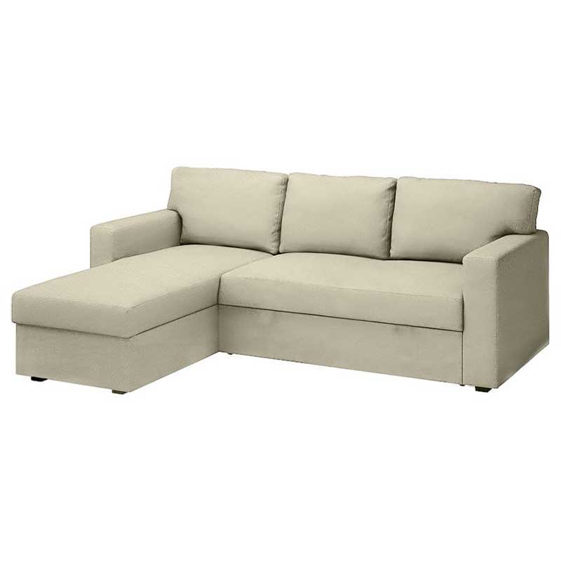 Funda para sofá cama de 3 plazas con chaise longue derecha Bårslöv