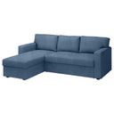 Bårslöv 3-Sitzer Bettsofa mit récamiere rechts Bezug - Classic Blau #24