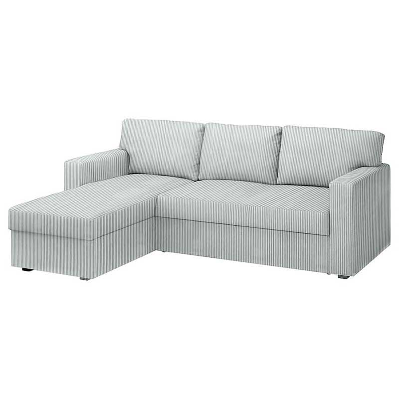 Bårslöv 3-Sitzer Bettsofa mit récamiere rechts Bezug