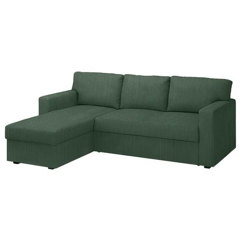 Bårslöv 3-Sitzer Bettsofa mit récamiere rechts Bezug