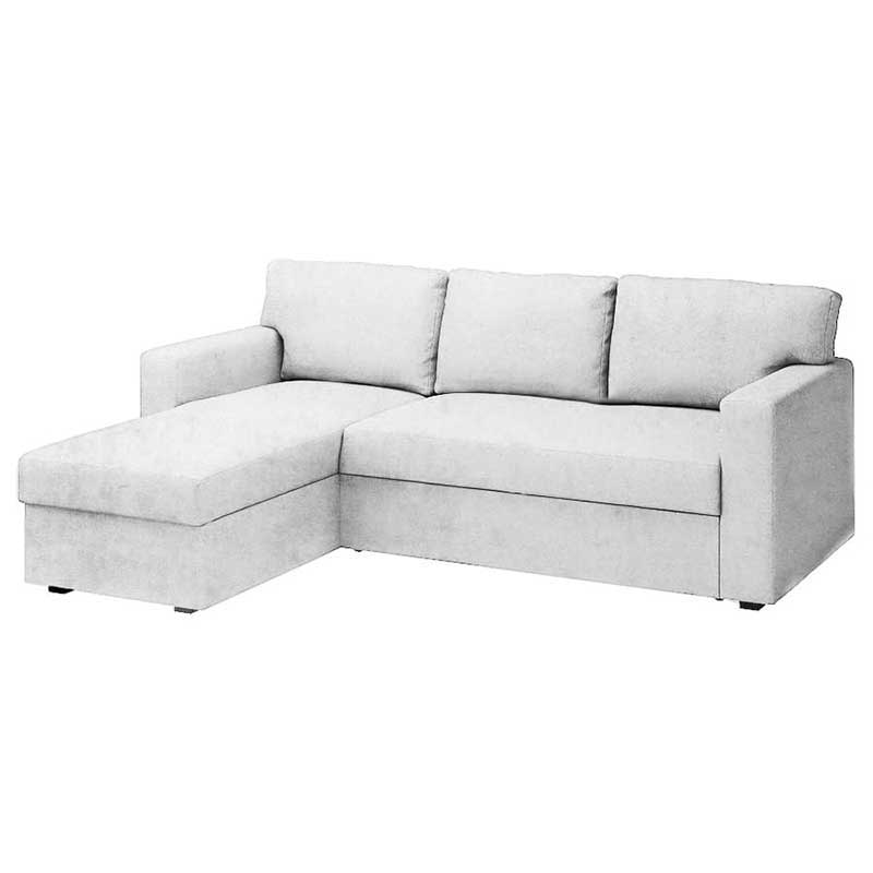 Bårslöv 3-Sitzer Bettsofa mit récamiere rechts Bezug