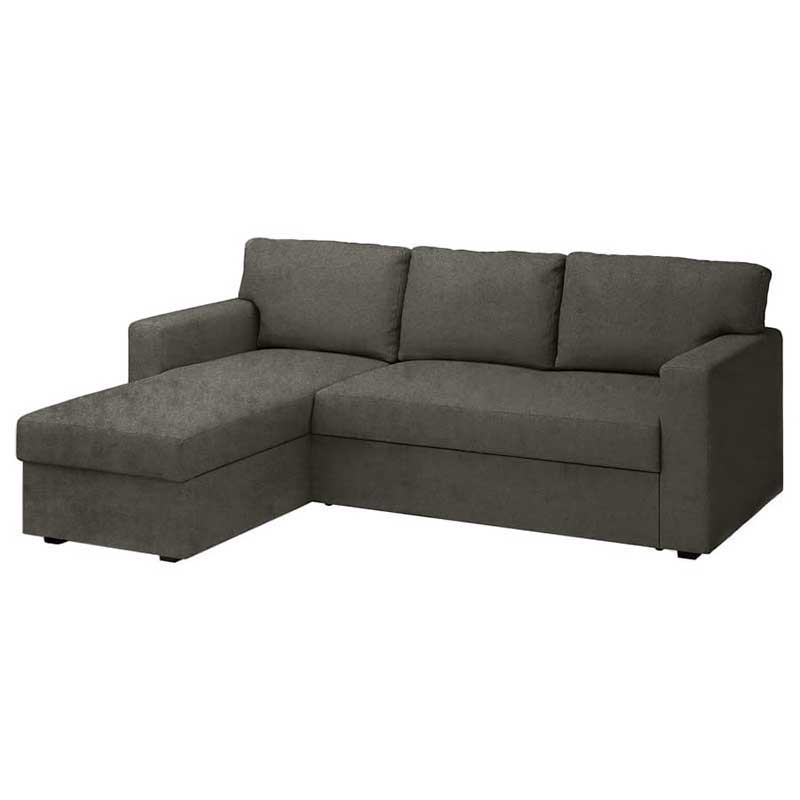 Funda para sofá cama de 3 plazas con chaise longue derecha Bårslöv