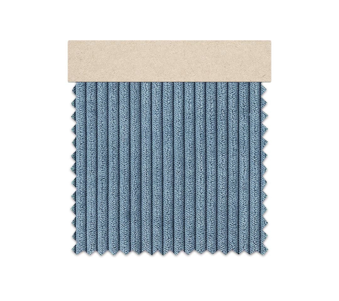 Nockeby 3-zits hoes met chaise longue links Corduroy Corduroy Lichtblauw #14 Corduroy-Lichtblauw-14 — Norsemaison