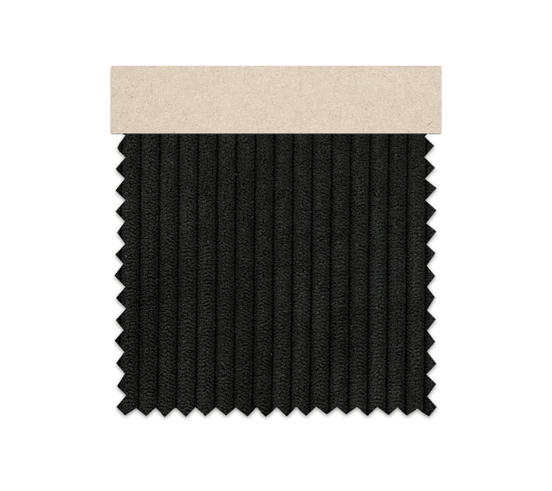 Kivik 2-zits met Chaise Longue Hoes - Corduroy Zwart Antraciet #21 Corduroy-Zwart-21_a781048b-1198-46be-921c-e283b4a5c69f — Norsemaison