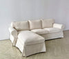 Funda de 3 asientos Ektorp con Chaise Longue