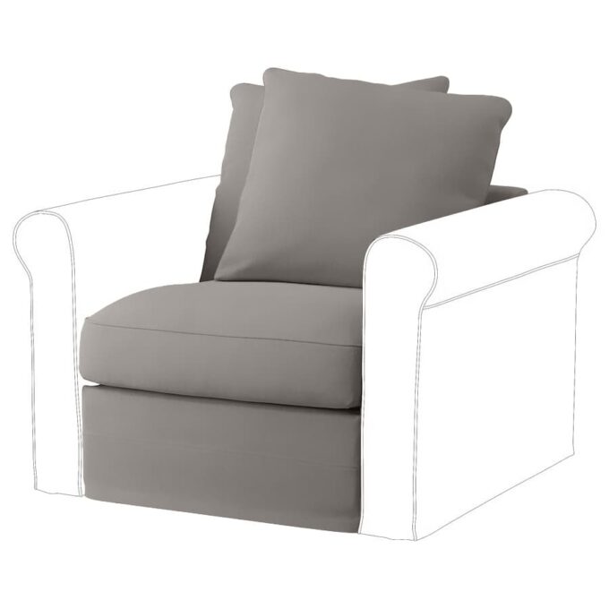 Grönlid 1-zitselement hoes Gronlid-1-seater-Grey-680x680 — Norsemaison