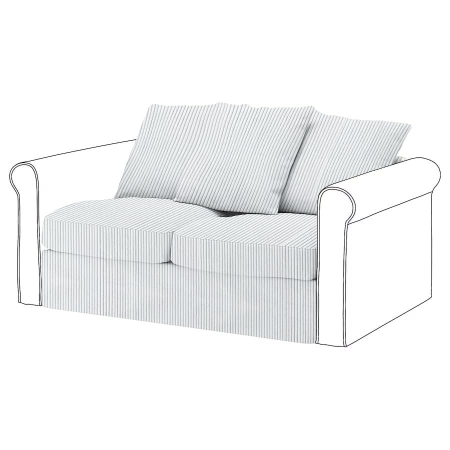 Grönlid 2-Sitzer Bettsofa Bezug