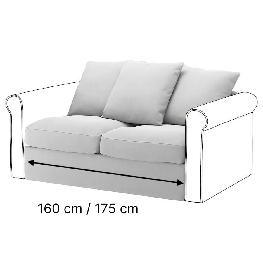 Funda para sofá cama de 2 plazas Grönlid