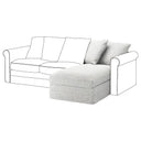 Grönlid chaise longue hoes