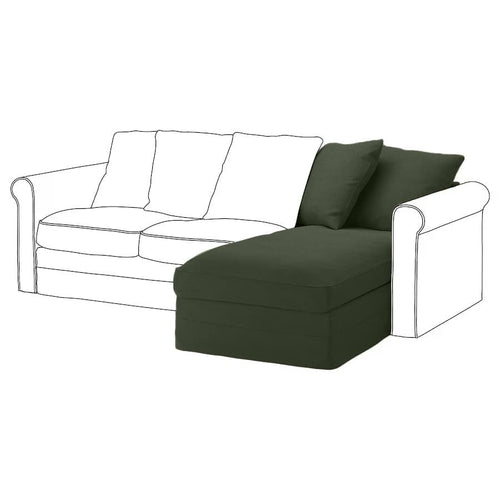 Grönlid chaise longue hoes