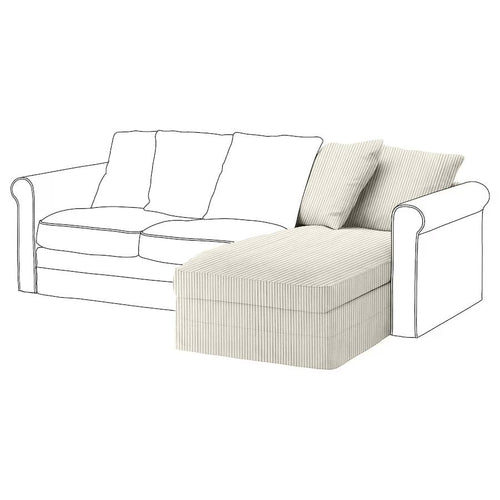 Grönlid chaise longue hoes