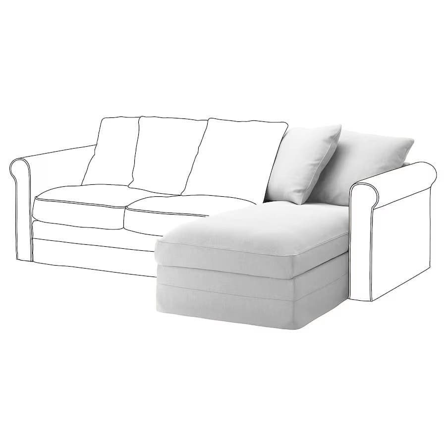 Grönlid Chaise Longue White