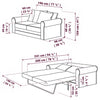 Gronlid sofa bed dimensions