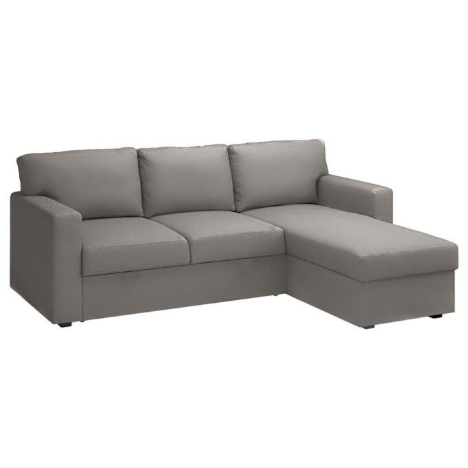 Bårslöv 3-zits Slaapbank met chaise longue links hoes