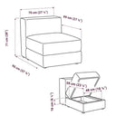 Jättebo 1-zitselement Hoes