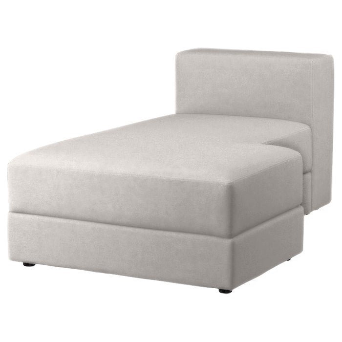 Jattebo chaise longue rechts grey