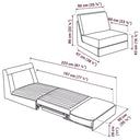 Kivik 1-zitsslaapbank Hoes