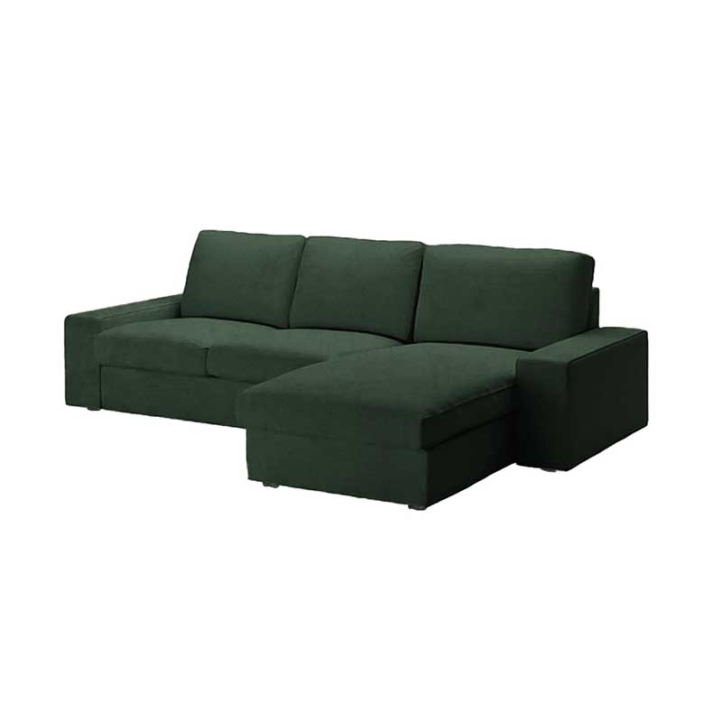 Kivik 2-Sitzer mit récamiere Bezug