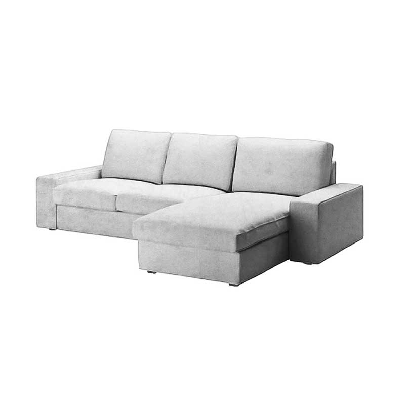 Kivik 2-Sitzer mit récamiere Bezug