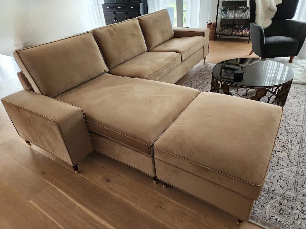 Kivik 2-zits met Chaise Longue Hoes Kivik-Beige-Brons-15 — Norsemaison