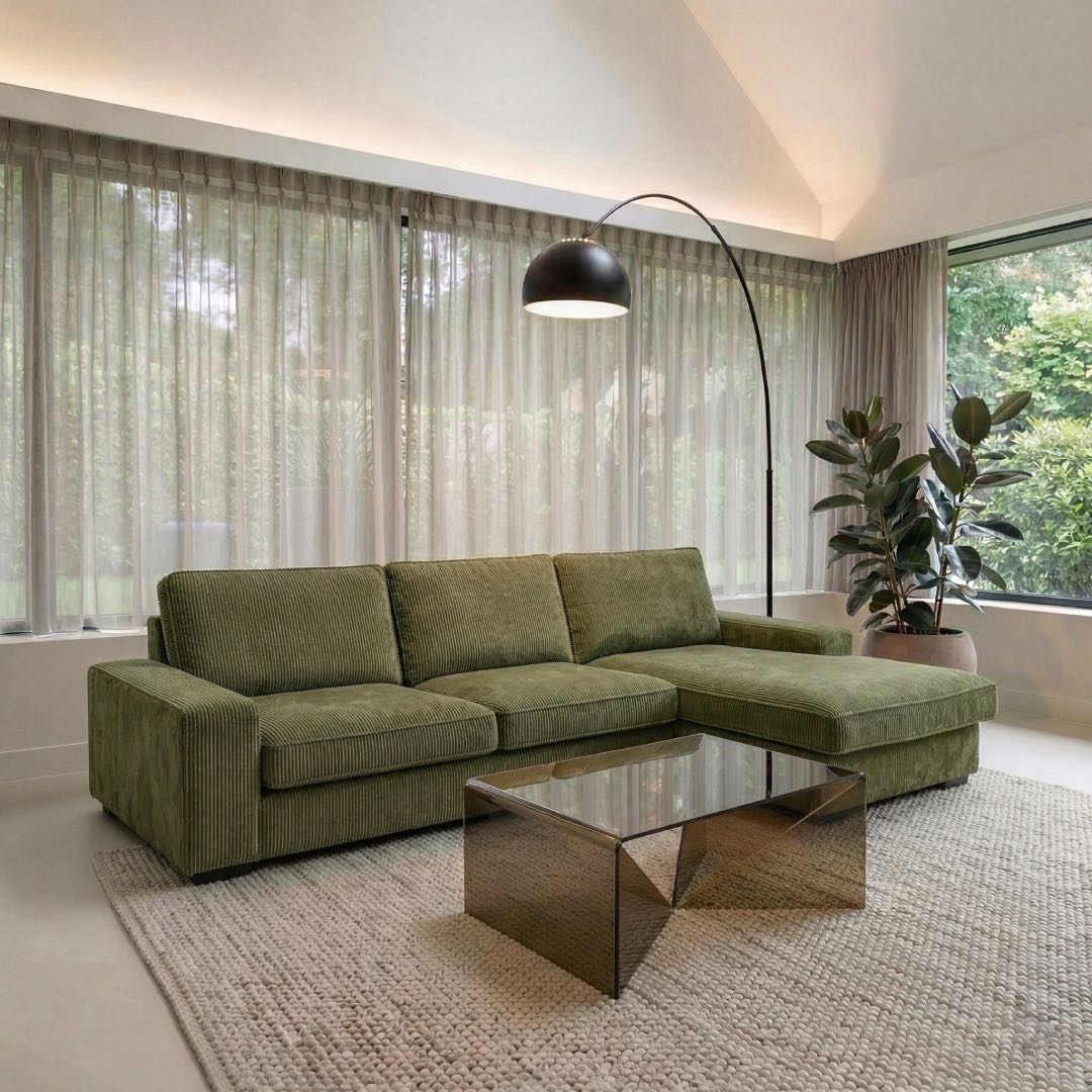Kivik 3-seat sofa cover with chaise longue
