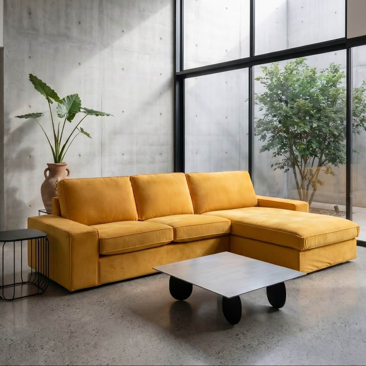 Kivik 2-zits met Chaise Longue Hoes