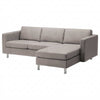 Funda Landskrona de 3 plazas con chaise longue derecha