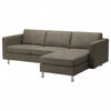 Funda Landskrona de 3 plazas con chaise longue derecha