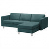 Funda Landskrona de 3 plazas con chaise longue derecha