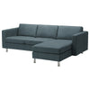 Funda Landskrona de 3 plazas con chaise longue derecha
