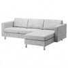 Funda Landskrona de 3 plazas con chaise longue derecha