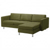Funda Landskrona de 3 plazas con chaise longue derecha
