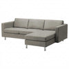 Funda Landskrona de 3 plazas con chaise longue derecha