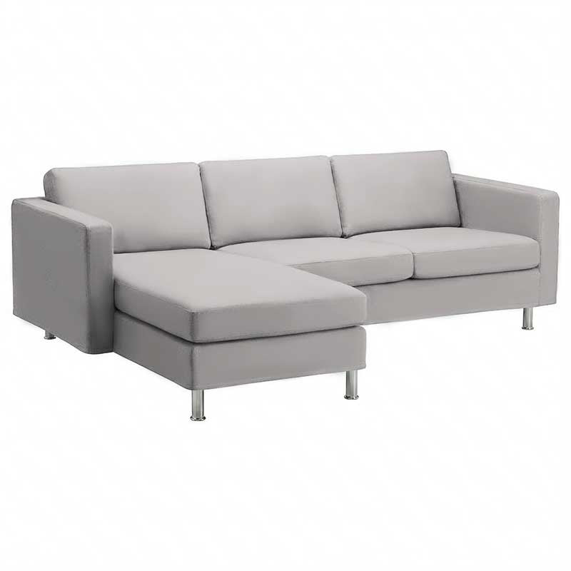 Landskrona 3-zits met chaise longue links Hoes Landskrona-3-seater-with-chaise-links-grey — Norsemaison