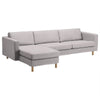 Landskrona 4-zits met chaise longue links Hoes Landskrona-4-seater-with-chaise-links-grey — Norsemaison
