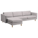 Landskrona 4-zits met chaise longue links Hoes Landskrona-4-seater-with-chaise-links-grey — Norsemaison