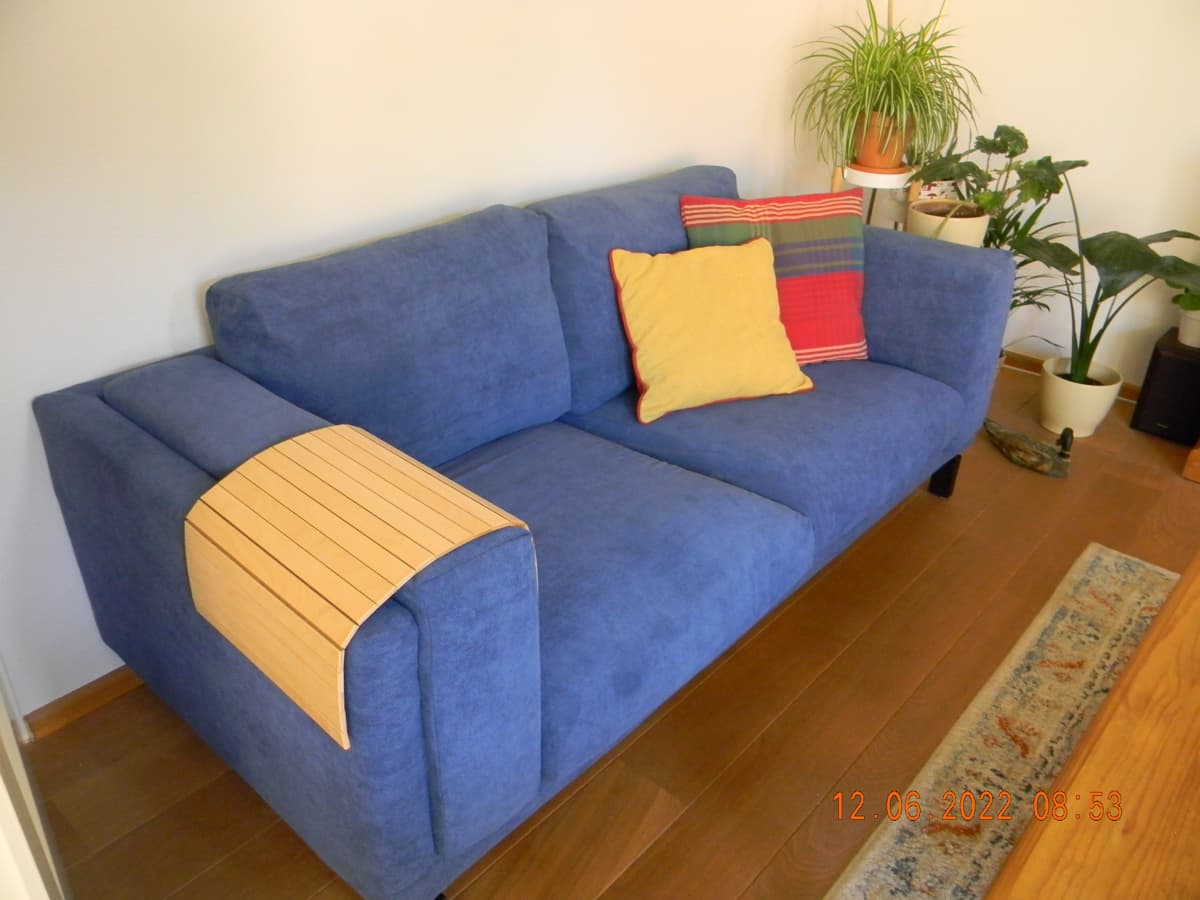 Kivik Récamiere Bezug - Chenille Blau #41