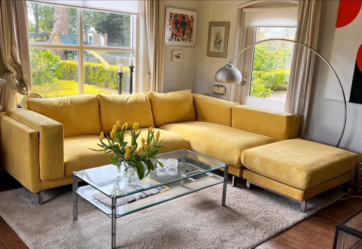 Funda para sofá de 3 plazas Nockeby con chaise longue derecha