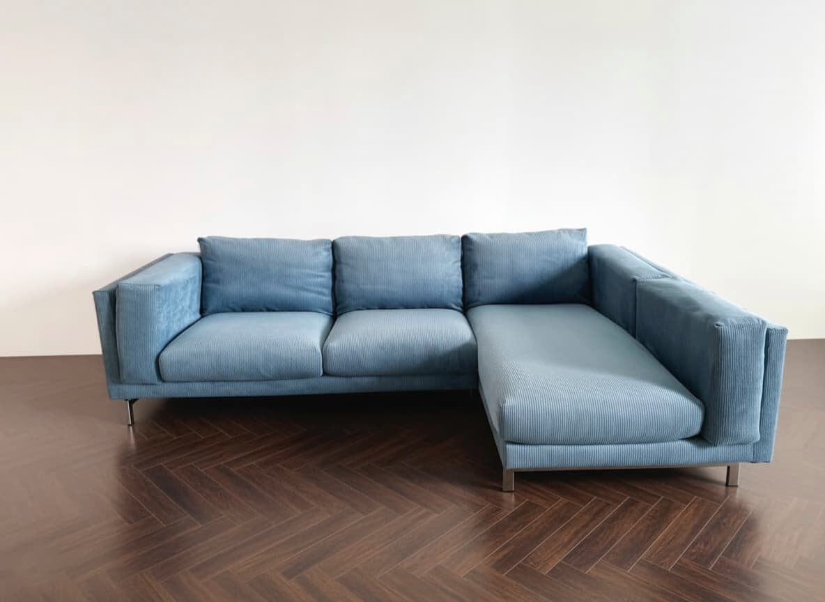 Funda para sofá de 3 plazas Nockeby con chaise longue derecha