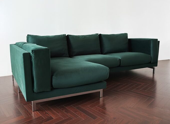 Nockeby 3-zits hoes met chaise longue links